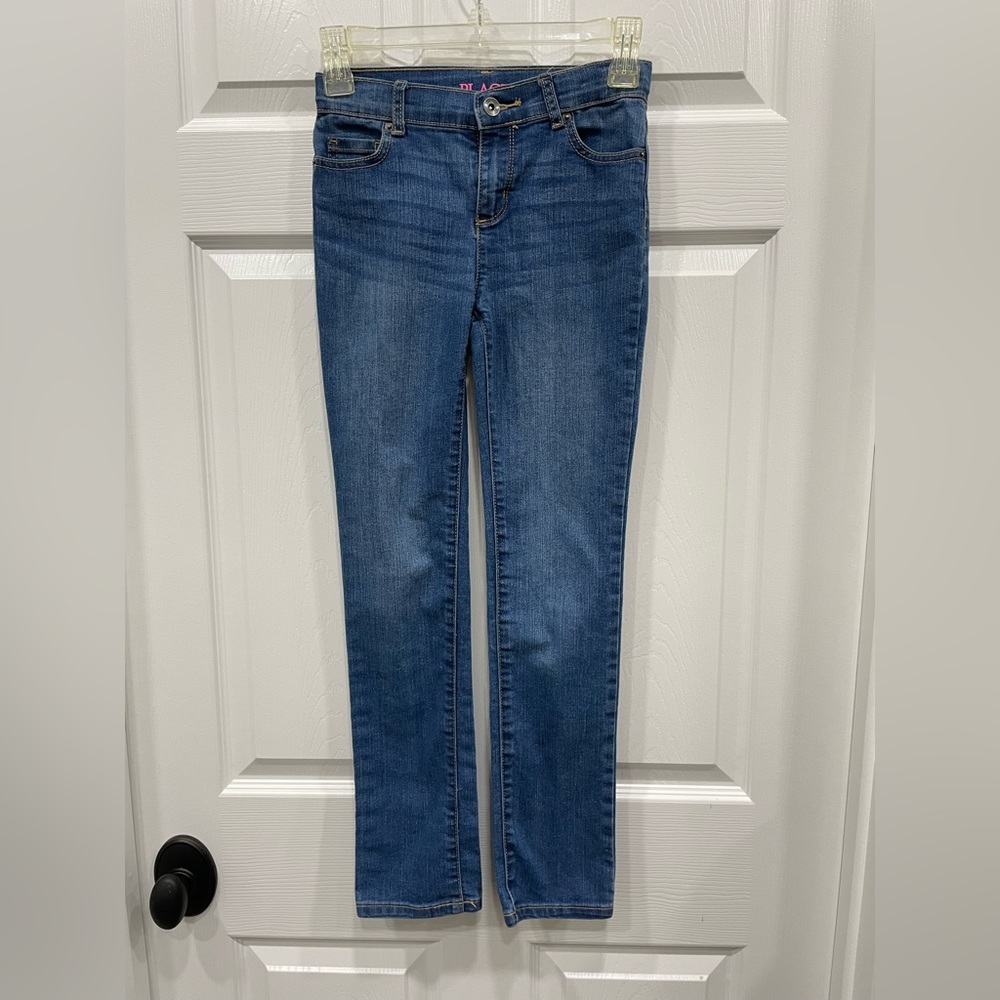 Children’s PLACE girls skinny jeans. Adjustable waist, size 12. NWOT!